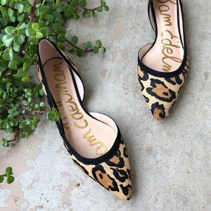 Sam Edelman Rena Half d'Orsay Calf Hair Flat